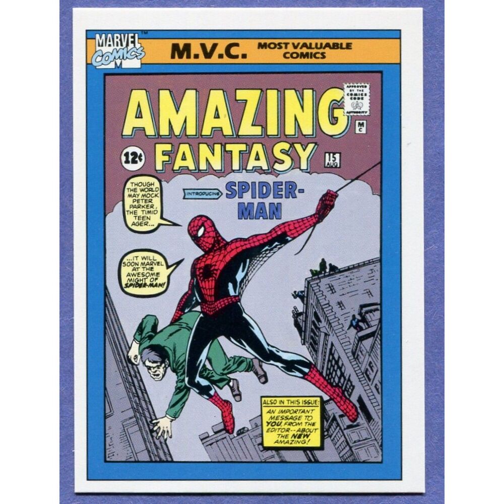 1990 Marvel Universe Card #126 Amazing Fantasy #15